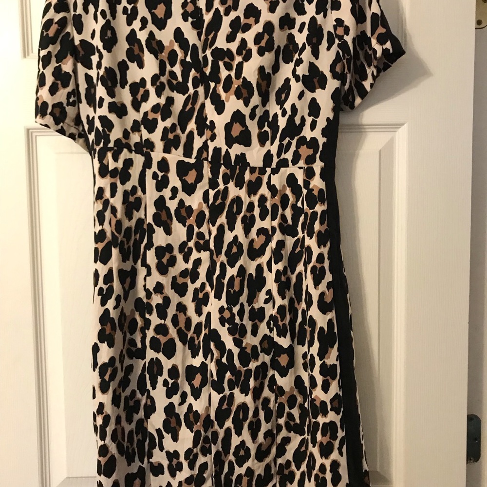 Nanette Lepore leopard side zip dress - Picture 4 of 5